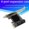 PCIe auf 4 Ports SATA 3 III 3.0 6 Gbit/s